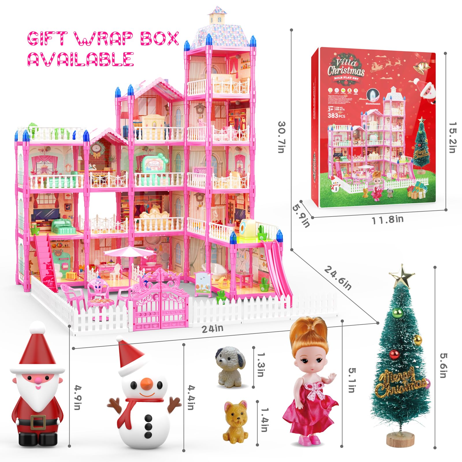 Amazon | TopGift ドールハウス ドリームハウス ドールハウス 女の子へ